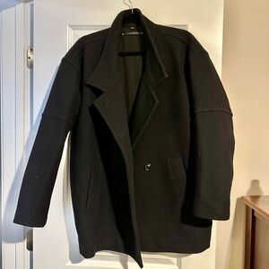 Allsaints Black Wool Jacket